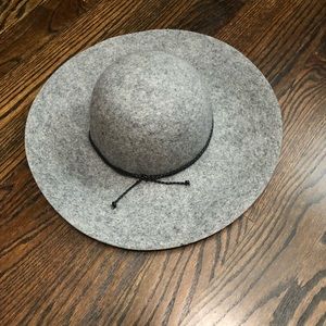 Heather Grey floppy hat